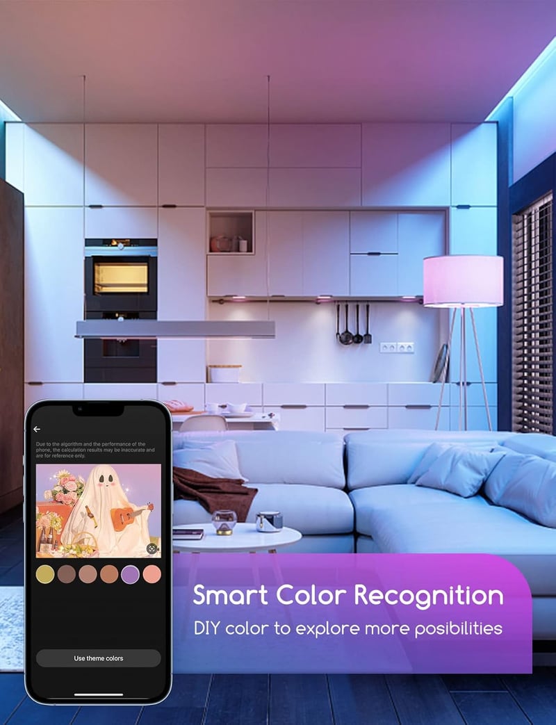 Aigostar Alexa WiFi okosizzó E27 15W RGB, Alexa/Google Home kompatibilis, 4 db