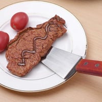 Fa nyeles tortaszeletelő kés - Sourcing Map újracsomagolt 7