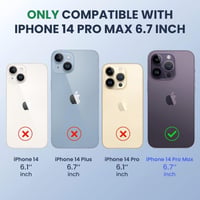 iPhone 14 Pro Max Katonai Zöld Védőtok Fóliával, Kártyatartóval 2