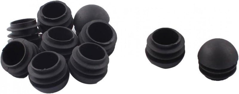 Fekete Műanyag Csővégzáró Sapka 25mm - 10db Újracsomagolt