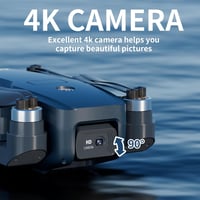 X-IMVNLEI X5 GPS Drón 4K Kamerával, 38 Perc Repülési Idő, 5G WiFi, Összecsukható, Követő Mód, Kefementes Motor, Szélálló, Automatikus Vissza 3