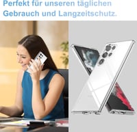 Samsung S22 Átlátszó Ütésálló Tok - Ultravékony TPU Szilikon Védőburkolat 6