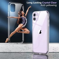 iPhone 11 Átlátszó Védőtok - Ütésálló Szilikon Borítás 3