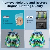 Sovol SH02 Filament Szárító, 2 Tekercses 3D Nyomtató Szálszárító PTC Fűtéssel, Érintőképernyős Filament Tároló Doboz, PLA PETG TPU ABS 1.75/ 9