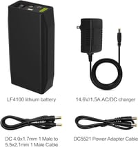 TalentCell 12.8V 6000mAh LiFePO4 Power Bank LED szalaghoz és kamerához 5