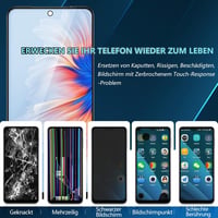 RongZy Kijelző Csere Xiaomi Redmi Note 11S / Note 11 Modellekhez, Érintőképernyő Digitalizáló Üveg Panel Szerelőkészlettel, Fekete 3