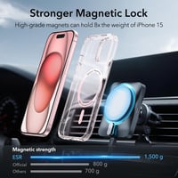 ESR MagSafe-kompatibilis iPhone 15 Plus tok - Katonai védelem, rózsaszín 3