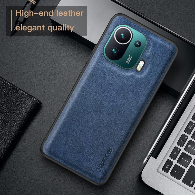 Xiaomi Mi 11 Pro Prémium Bőrhatású TPU Védőtok