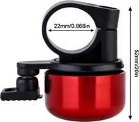 Piros és Lila JFmall Biciklicsengő Szett - 22mm, S méret, 2db Újracsomagolt 6