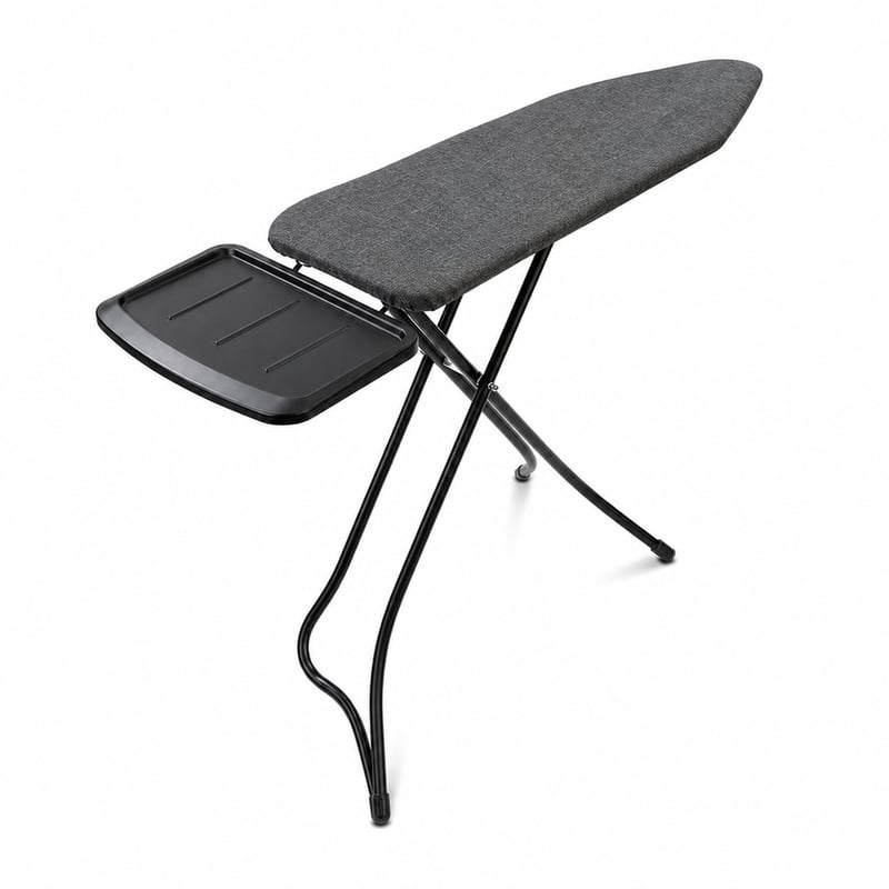 Žehliaca doska Brabantia typu B pre parný generátor, 124x38 cm, Denim Black, extra — jedna noha je ohnutá (stav: pozri 2. obrázok)