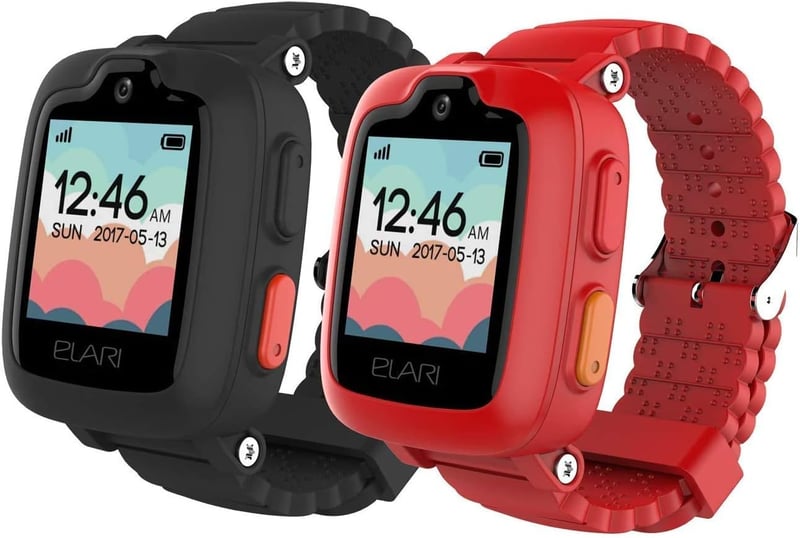 Elari KidPhone 3G Piros GPS Okosóra Gyerekeknek - Kétirányú Hívás, SOS, Vízálló, Kamera