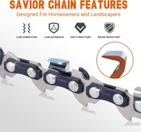 Savior 3 db láncfűrész lánc 30 cm-es, 3/8"LP, Husqvarna és más márkákhoz 3