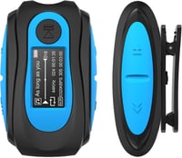 AGPTEK Bluetooth Mini Clip MP3 Lejátszó - Hordozható Zenelejátszó FM Rádióval, 64GB Micro SD Kártyával, Sportoláshoz Ideális - black 9