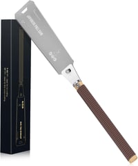 Ryoba japán fűrész, kétélű 265mm SK5 acél, 7-10/17 TPI, cserélhető penge 1