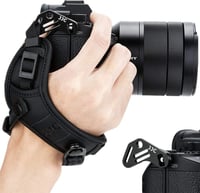 Sony, Fujifilm, Canon kamerákhoz JJC univerzális fekete csuklópánt 1