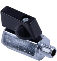winwill 2db 1/8" NPT Sárgaréz Golyóscsap - Nikkelezett, Dupla Tömítésű Mini Elzáró Szelep Vízhez, Olajhoz - Kétirányú Áramlás 3