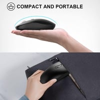Cimetech USB-C vezeték nélküli egér, 3 DPI fokozat, csendes, Windows/Mac/Linux kompatibilis 5