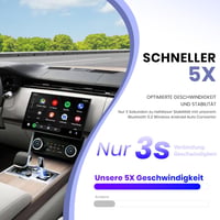 AIZEO Android Autó Vezeték Nélküli Adapter - Vezetékes Android Auto Átalakító Gyors Bluetooth Kapcsolattal, Kompakt Méretű Autós Kiegészítő  3