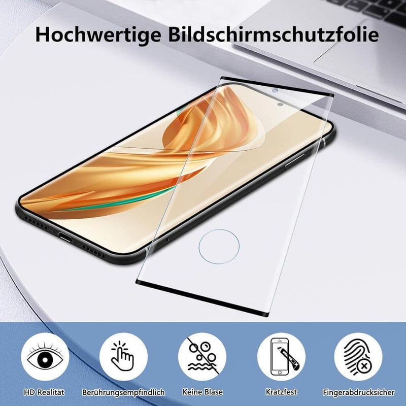 Samsung S23 Ultra 5G edzett üveg kijelzővédő fólia, 2 db-os szett