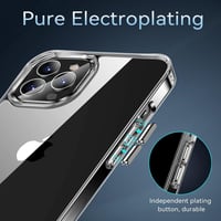 iPhone 13 Pro átlátszó vékony szilikon védőtok, ütésálló 4