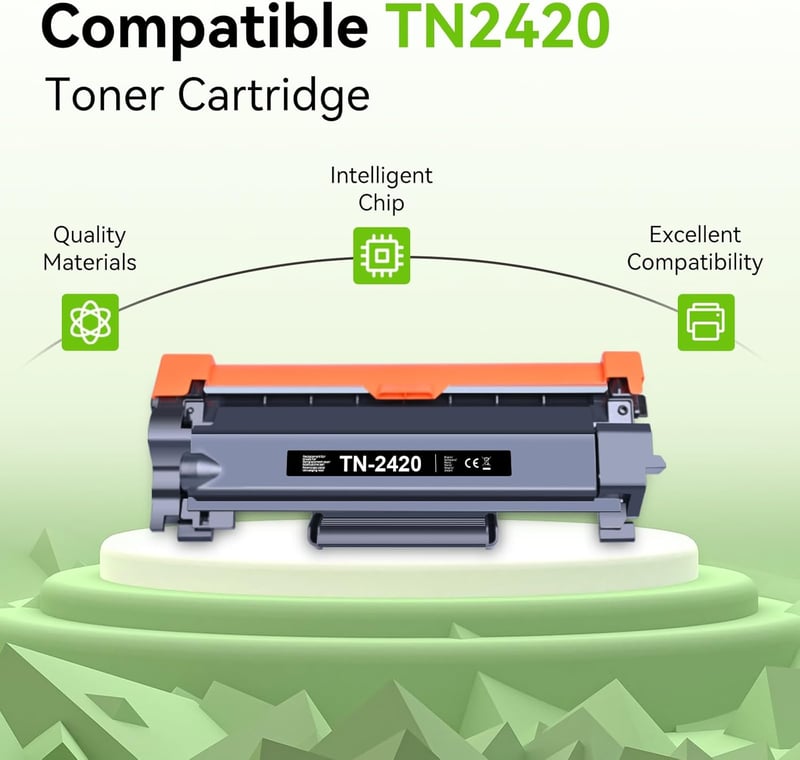 Swiss Toner TN2420 Kompatibilis Toner Brother MFC-L2710DW, HL-L2350DW, DCP-L2530DW Nyomtatókhoz - 3000 oldal kapacitás, 2 darabos csomag