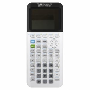 Grafický kalkulátor Texas Instruments TI-83 Premium CE Edition Python, skúšobný režim, farebný — nedrží nabitie (stav: pozri 2. obrázok)