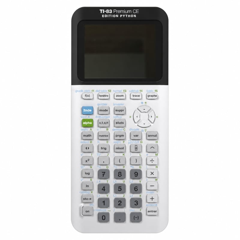 Calculator grafic Texas Instruments TI-83 Premium CE Edition Python, mod examen, color — nu ține încărcarea (stare: vezi a 2-a imagine)