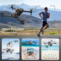 OKYUK Kezdő Drón 1080P HD FPV Kamerával, Magasságtartás, Automatikus Akadályelkerülés, 45 Perc Repülési Idő, Fejnélküli Mód, 3D Flip Funkció 6