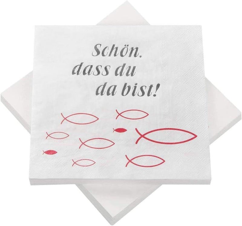 Rózsaszín Keresztény Ünnepi Szalvéta és Lufi Szett