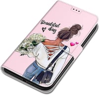 Huawei P20 Lite Prémium Bőr Flip Tok Állvánnyal és Kártyatartóval 3
