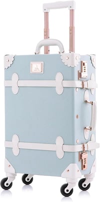 Unitravel Retro Bőrönd 72 cm - Kézzel Készített Vintage Gurulós Utazótáska 55L 1