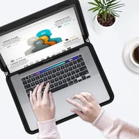 Smatree 15,6" Kemény Laptop Táska Dell Inspiron 15 és Lenovo Legion 5 Modellekhez - Fekete Védőtok Vékony Kialakítással 9