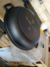 BRA Efficient alacsony lábas tapadásmentes bevonattal, fedő nélkül, 45 cm, öntött — hiányzó műanyag edényfogók (állapot: lásd a 2. képet) 4