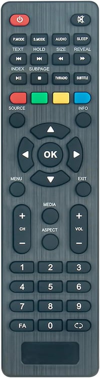 ALLIMITY Univerzális Távirányító Q.Bell TV Készülékekhez - Kompatibilis QT40A02 QT40K02 QT40J03 QT32A02 HS03 Modellekkel, 10m Hatótáv 1