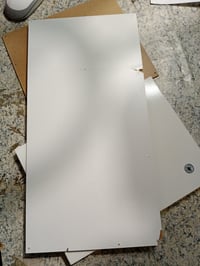 vidaXL Mască lavoar, alb extralucios, 63x30x54 cm, PAL - Defect cosmetic, funcțional — element deteriorat (stare: vezi a 2-a imagine) 2