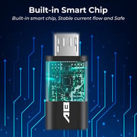 Abrity USB-C - Micro USB adapter szett, 4 darabos, kétirányú átalakító 4