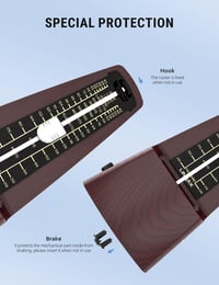 Linrax M2 Mechanikus metronóm - Fa hatású, precíz időmérő minden hangszerhez 4