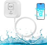 KERUI WiFi Vízszivárgás Érzékelő 100dB Hangos Riasztással - Okostelefonos Vezérlés Smart Life Applikációval - Vízálló IP67 Konyhai, Fürdőszo 1
