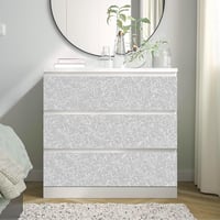 Abyssaly Öntapadós Bútorfólia Szürke 90x500 cm - Vízálló, Hőálló Dekorációs Fólia Matt Selyem Felülettel Bútorokra, Falakra, Szekrényekre 4