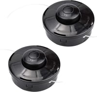 Pack Univerzális Damilfej Szett - 2db M10x1.25 Menetes Fűkasza Fej Benzines Bozótvágóhoz, Fűnyíróhoz, Könnyű Cseréhez, 11,5x7,5cm 1