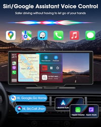 Driveplay 10,26" Vezeték Nélküli Carplay Autós Kijelző 2,5K Fedélzeti Kamerával - Tükrözés, Dupla Bluetooth 5.0, Siri/Google Támogatás, 64GB 4