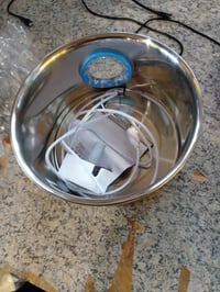 Fântână de apă pentru pisici ATMZIQXR din oțel inoxidabil 2,6 L - Fântână automată silențioasă cu nivel vizibil al apei — Fără cartuș de filtrare (stare: vezi a 2-a poză) 3