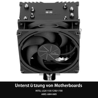 Thermalright ASSASSIN X 90 SE V2 CPU hűtő, 4 hőcső, AMD és Intel kompatibilis 3