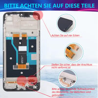 RongZy LCD Kijelző Realme C20/C11/C21 2021 RMX3231 Telefonokhoz - Érintőképernyős Digitalizáló Csereképernyő Kerettel, Szerszámokkal (Fekete 4