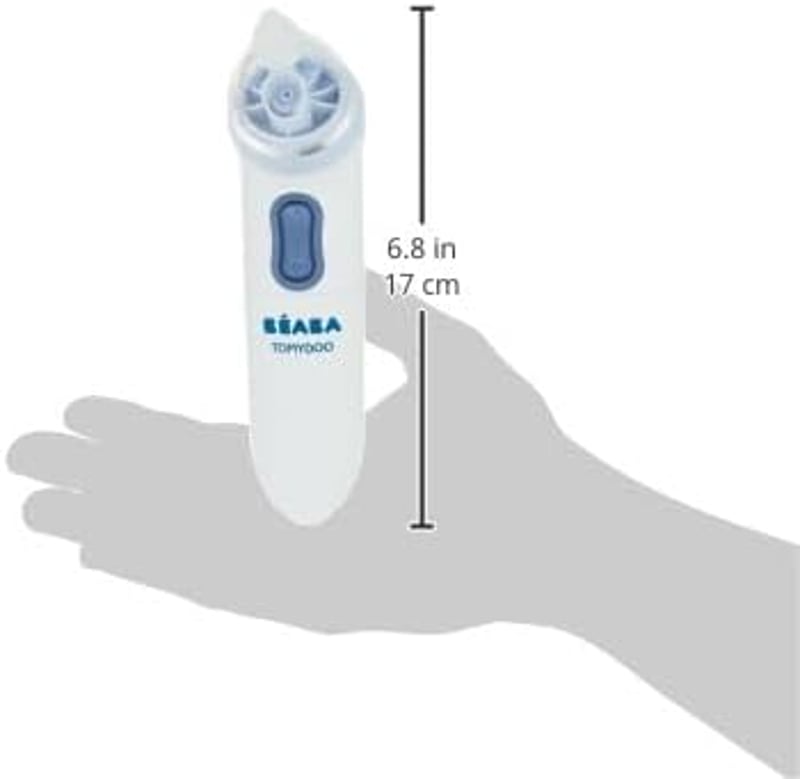 Béaba Tomydoo Elektromos Orrszívó Babáknak - Gyors és Kíméletes Orrváladék Eltávolító - BPA-mentes Szilikon - Sterilizálható - Elemmel Működ