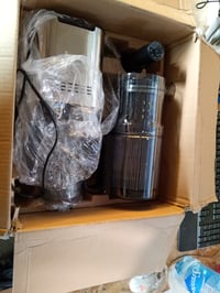 Odšťavovač AMZCHEF Slow Juicer – predvádzací kus, s 1 filtrom, bez gumeného tesnenia, strieborný 2