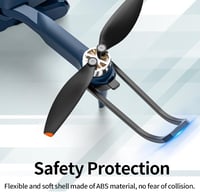 Karuisrc LED Kék Lámpás Drón 1080P HD Kamerával, Kezdőknek, Kefenélküli Motorral, 5GHz WiFi FPV Átvitel, 3D Flip, Magasságtartás, Cserélhető 4
