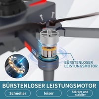 TTROARDS 31P Összecsukható Drón 4K Kamerával - 360° Akadályérzékelés, 5G WiFi, 40 km/h, Kefenélküli Motor, 30 Perces Repülési Idő, 2 Akkumul 3