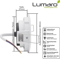 Philips 400lm LED süllyeszthető spotlámpa, 4W, energiatakarékos 3