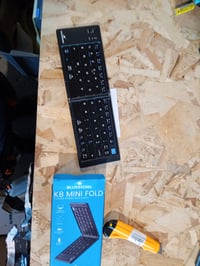 Bluestork KB Mini Fold összecsukható Bluetooth billentyűzet - fekete — töltőkábel nélkül (állapot: lásd a 2. képet) 2